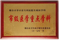 邢台市医学重点学科